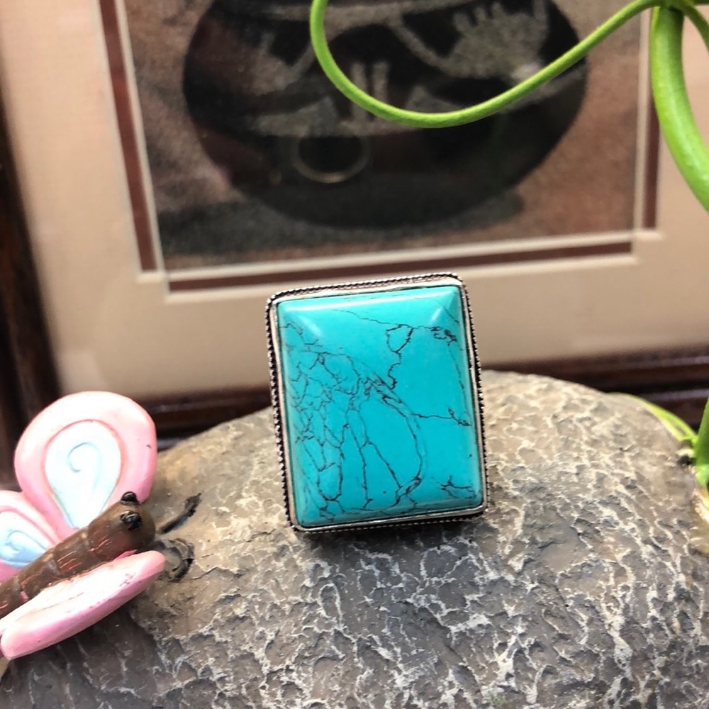 Silver Turquoise Ring